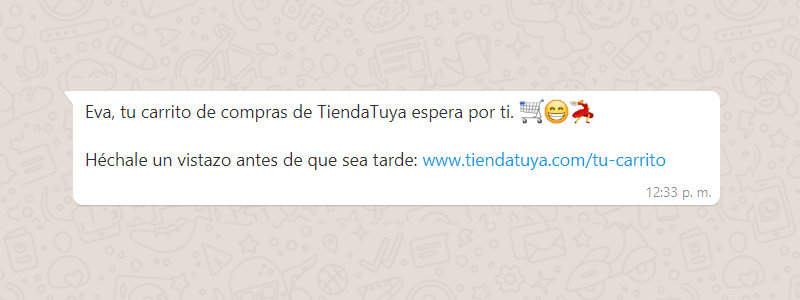 mensaje para aumentar ventas en whatsapp para empresas